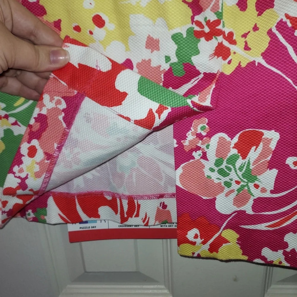 Talbots Petite Bright Colored Floral Pencil Skirt in Size 4P - Picture 8 of 11